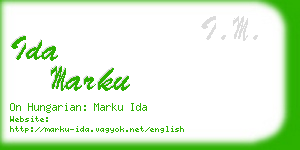 ida marku business card